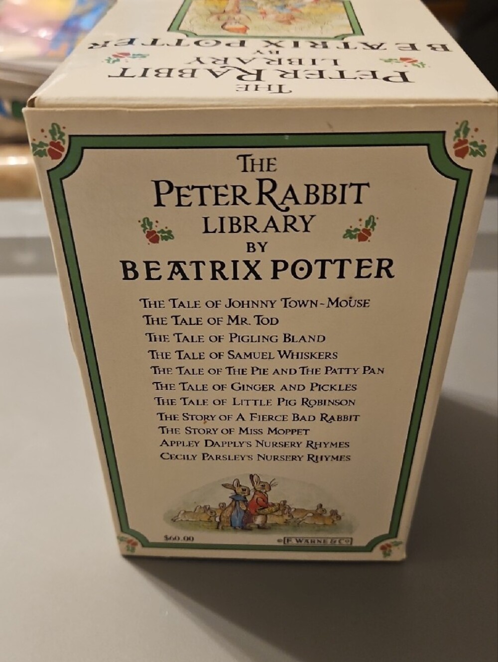 Beatrix Potter The Peter Rabbit Library Box Set - Cream - Picture 4 of 4